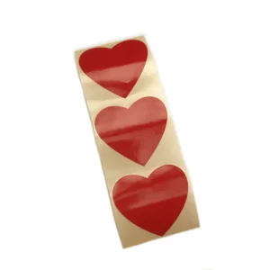 red heart stickers