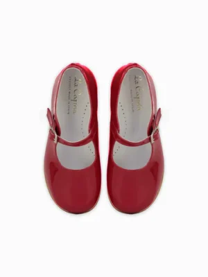 red patent mary jane shoes