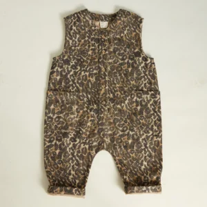 toddler leopard overalls