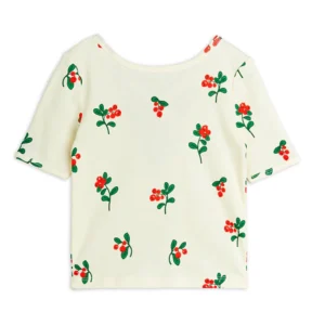 berry print top