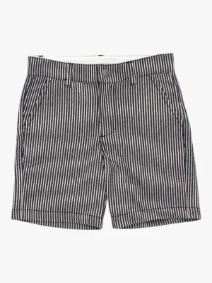 boys navy striped shorts