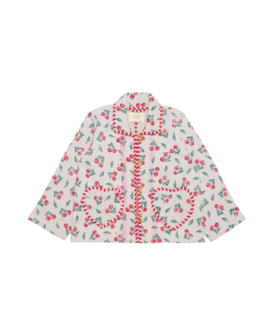cherry print jacket