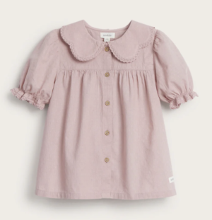 dusty pink blouse