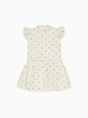 floral drop waist dress