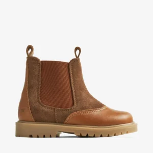 kids brown chelsea boots