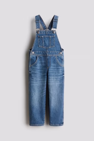 blue denim kids dungarees
