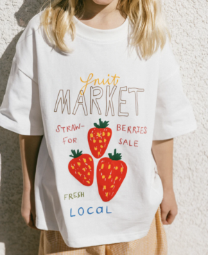 kids fruit market t-shirt