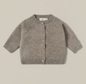 knit baby cardigan