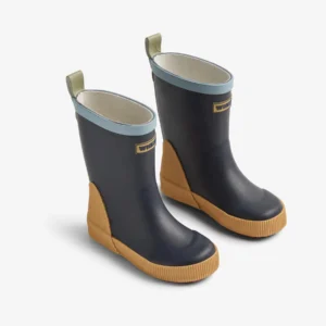 navy wellies
