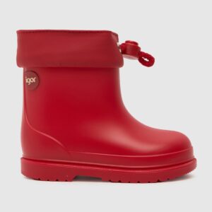 red toddler wellies