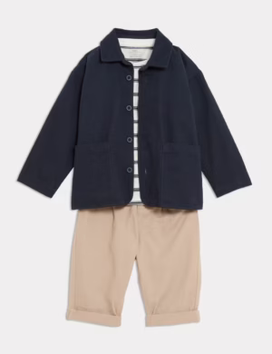 boys striped set