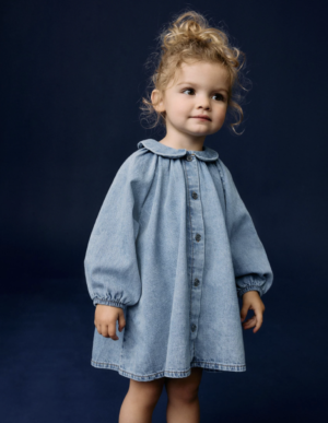 toddler denim shirt dress