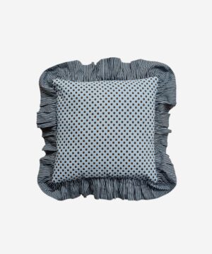 blue cushion cover