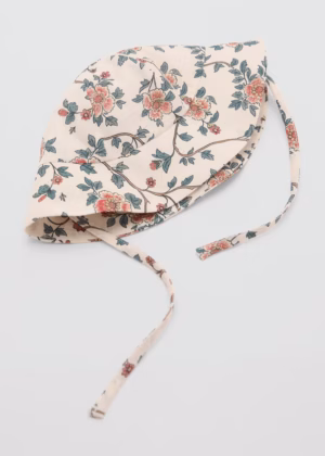 cotton floral sunhat