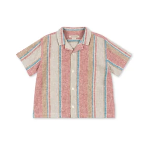 faded striped shirt