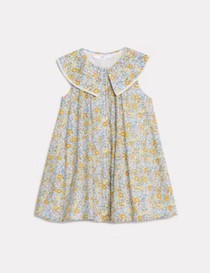 ditsy floral cotton dress