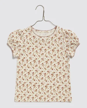 floral pointelle t-shirt
