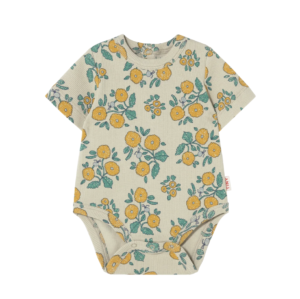 flowers ribbed bodysuit