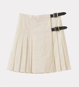 cream girls kilt
