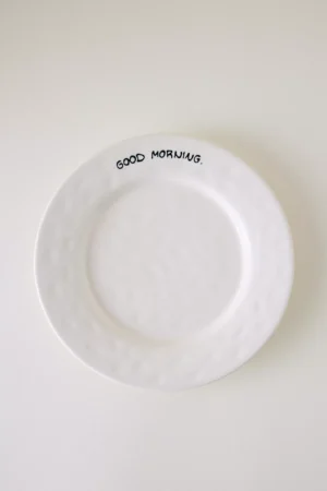 good morning plate