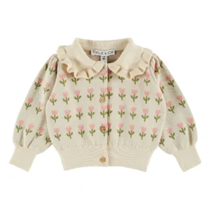 floral cardigan