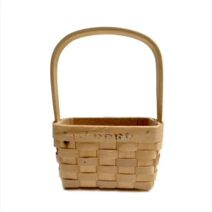 mini woven wooden basket