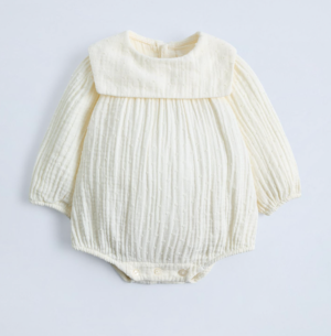 plumetis baby bodysuit