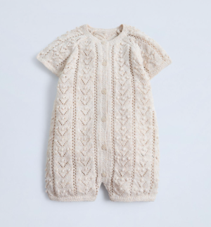 romantic knit playsuit