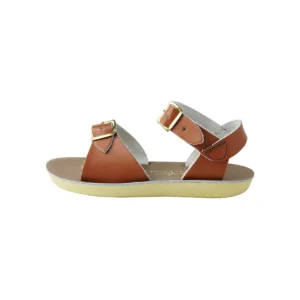 salt water surfer tan sandals