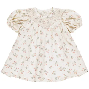 strawberry print dress