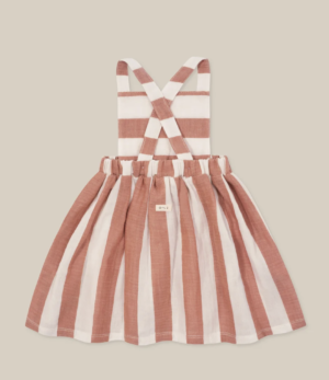 striped apron dress