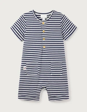 striped romper