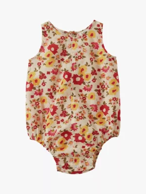 vintage floral romper