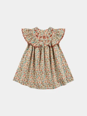floral embroidered dress