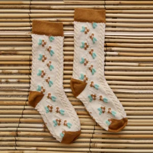 floral socks