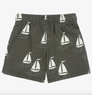 grey sailboat shorts