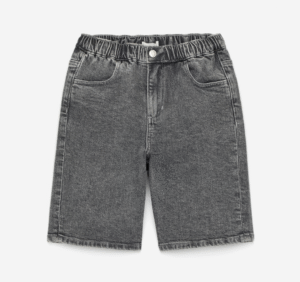 kids faded denim shorts