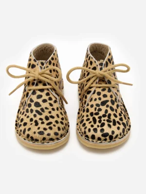leopard kids boots