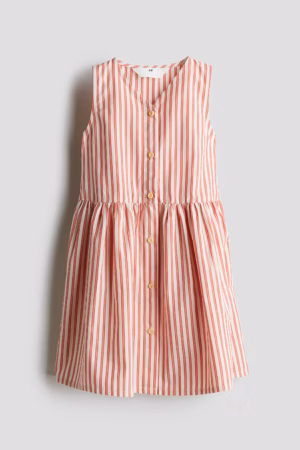 red striped dress