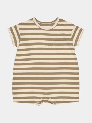 striped jersey romper