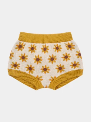 sunflower knit bloomers