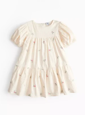 floral woven dress