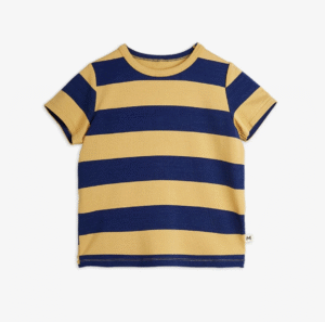 blue striped t-shirt