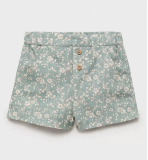 baby floral shorts