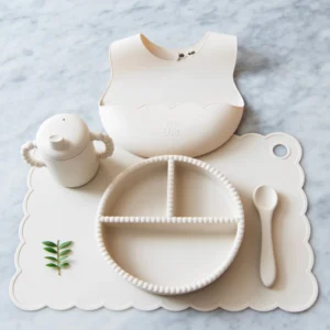cream bubble baby dining set