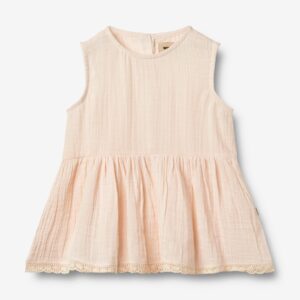 cream lace trim top