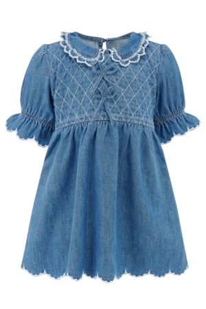 girls denim dress