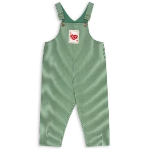 green striped dungarees