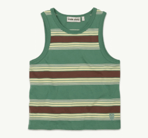 green stripe vest