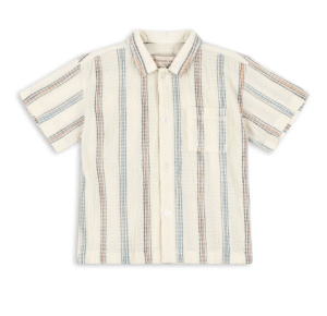 kids striped short sleeved shirt